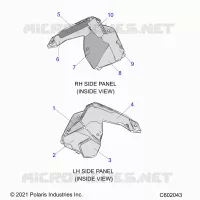 PANELES LATERALES FOAM/FABRIC
