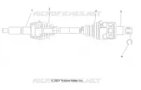 TREN, REAR HALF SHAFT