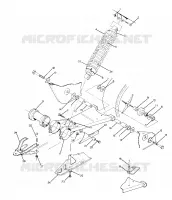 SWING ARM WELDMENT AND SHOCK TRASERO  ASSEMBLY (4916341634021A)