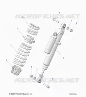 SUSPENSION, CHOQUE FRONTAL MOUNTING