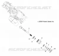 TREN, PRINCIPAL CAJA DE ENGRANAJES OUTPUT SHAFT