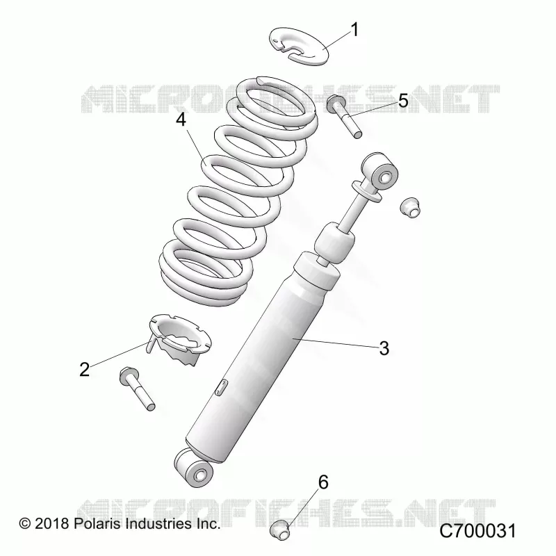 SUSPENSION, CHOQUE FRONTAL MOUNTING