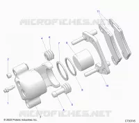BRAKES, PINZA TRASERA
