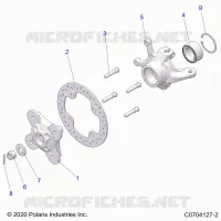 SUSPENSIÃ“N DELANTERA CARRIER- Z21N4E99AC/AK/BC/BK/K99AP/AG/BG/BP (C0704127-2)