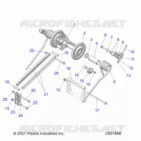 SUSPENSION, TRASERO ARM PAR