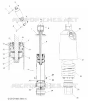 SUSPENSION, CHOQUE FRONTAL TRACK (INDY SP)(7043779)