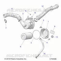 ENGINE, TOMA DE AIRE SYSTEM