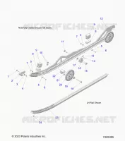 SUSPENSION, RAIL BEAMS, LH/RH