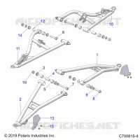 SUSPENSIÃ“N DELANTERA CONTROL ARMS
