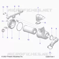 ENGINE, TOMA DE AIRE SYSTEM