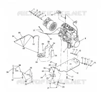 MONTAJE DEL MOTOR 440 XCR / 0931760 (4923022302025A)