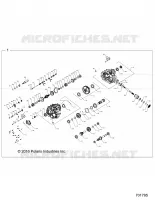 DRIVE TRAIN, PRINCIPAL GEARCASE INTERNALS
