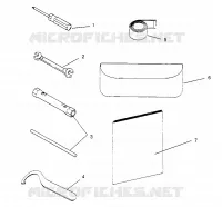 KIT DE HERRAMIENTA XLT RMK 0960956, XLT SKS 0960556 and EUROPEAN XLT SKS E960556 (4931813181D003)