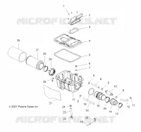 MOTOR, TOMA DE AIRE SYSTEM