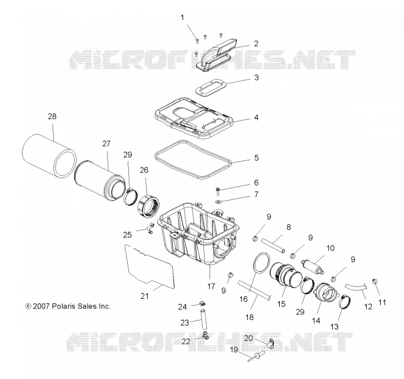 MOTOR, TOMA DE AIRE SYSTEM