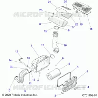 ENGINE, TOMA DE AIRE SYSTEM