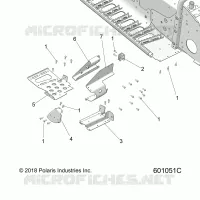 CHASIS, FOOTREST-RH