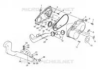 tapa del embrague XPLORER 400L W97CC38C (4939753975C004)