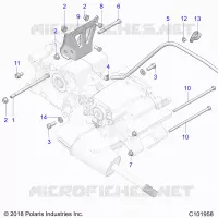 TREN, MAIN GEARCASE MOUNTING