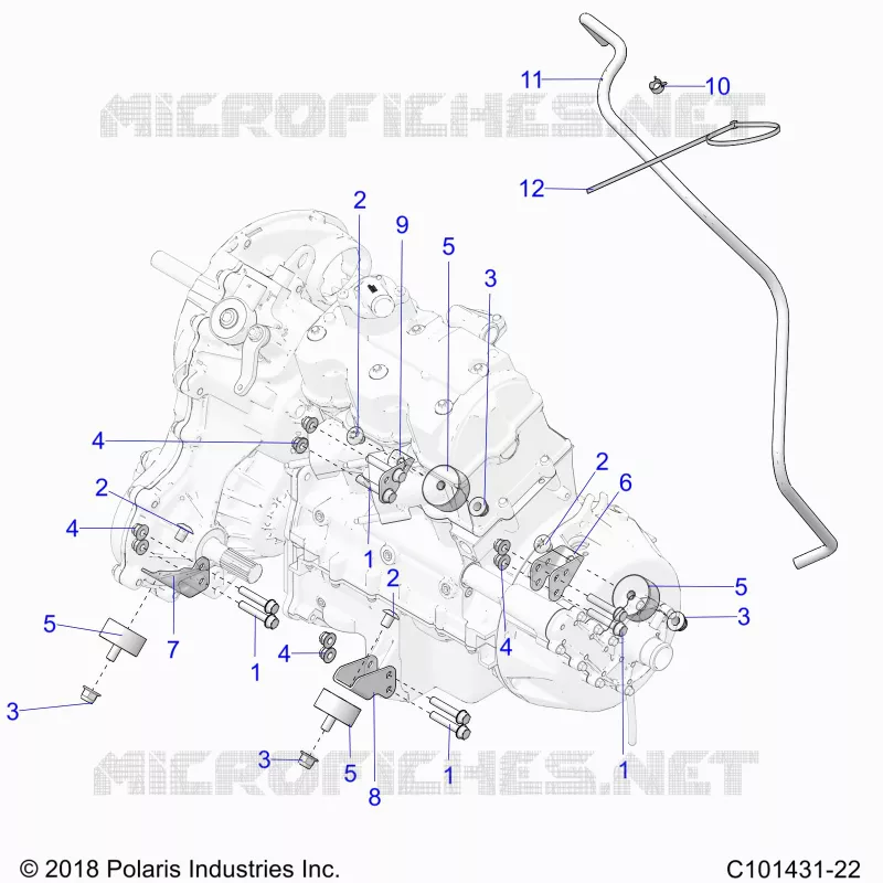 ENGINE, TRANSMISIÃ“N MOUNTING & LONG BLOCK
