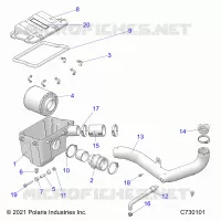 ENGINE, TOMA DE AIRE SYSTEM