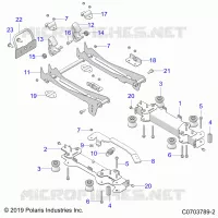 ASIENTO MOUNTING, FRONT