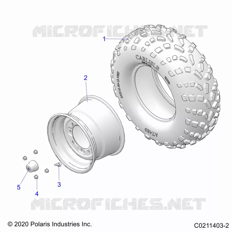 RUEDAS, REAR TIRE
