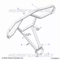 CARROCERÍA POSTERIOR BUMPER, TRAIL