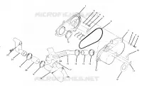 tapa del embrague ASSEMBLY 250 4x4 / W928127 (4922872287B006)