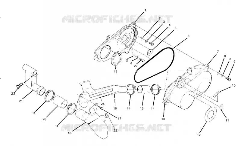 tapa del embrague ASSEMBLY 250 4x4 / W928127 (4922872287B006)