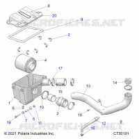 ENGINE, TOMA DE AIRE SYSTEM
