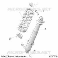 SUSPENSION TRASERA SHOCK MOUNTING