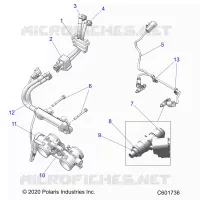 SISTEMA DE COMBUSTIBLE, RAIL, LINES AND THROTTLE BODY