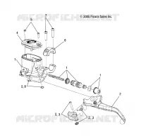 FRENO FRONTAL BRAKE LEVER AND MASTER CYLINDER