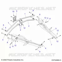 SUSPENSION TRASERA TRAILING ARMS MOUNTING