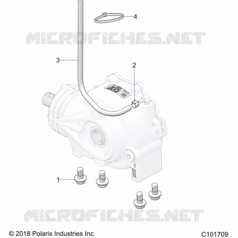 DRIVE TRAIN, MONTAJE DE ENGRANAJES, FRONT