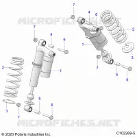 SUSPENSION, CHOQUE FRONTAL, MOUNTING