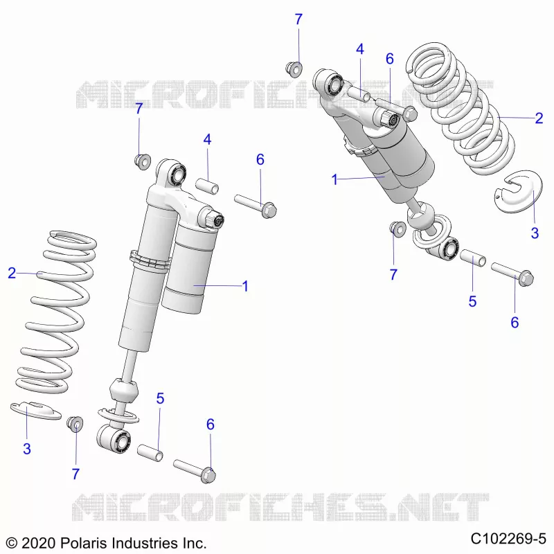 SUSPENSION, CHOQUE FRONTAL, MOUNTING