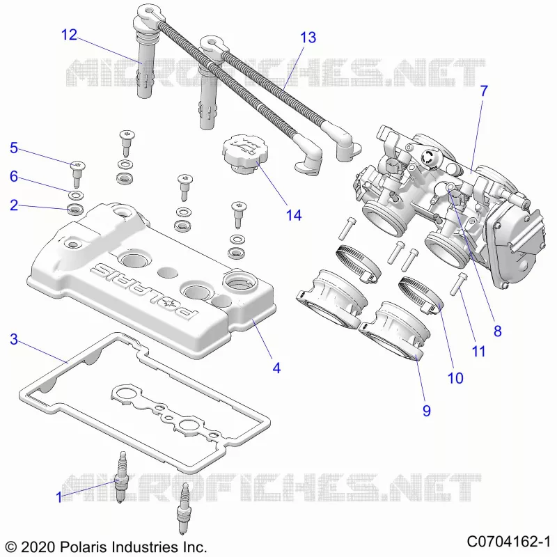 ENGINE, THROTTLE BODY AND TAPA DE LA VÃLVULA