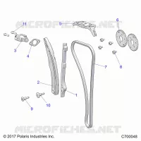 LA CADENA DE LEVAS AND TENSIONER