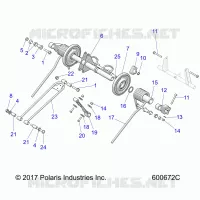 SUSPENSION, TRASERO ARM PAR