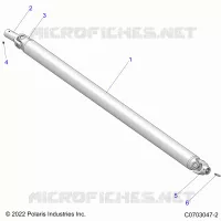 TREN, PROP SHAFT,FRONT