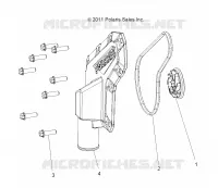 MOTOR, WATERPUMP IMPELLER AND COVER