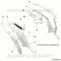 GUARDABARROS TRASEROS AND BEZELS- Z19VFE99AD/BD/AK/BK/AN/BN/LD/K99AD/BD/AK/BK/AN/BN/LK/LE/L99AC/BC/M99AL (C700248-8)