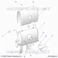 ENGINE, SISTEMA DE ESCAPE, SILENCER AND RELATED