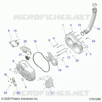 TREN, CLUTCH COVER AND DUCTING
