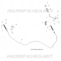 TREN, CAMBIO LEVER and CABLE
