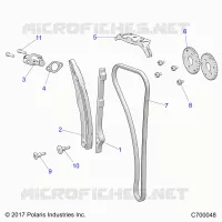 LA CADENA DE LEVAS AND TENSIONER