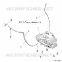 DRIVE TRAIN, FRONT MONTAJE DE ENGRANAJES