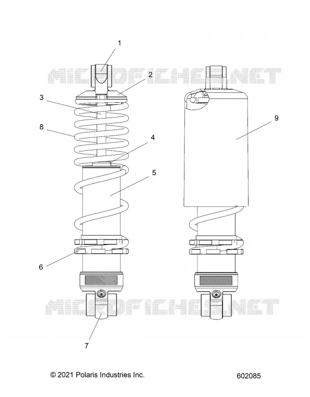 SUSPENSION, CHOQUE FRONTAL TRACK